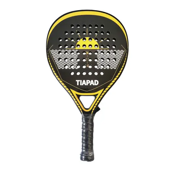 Customized by Manufacturer Balles Padel Carbon Fiber Glass Cesped Pattern and Logo Box Racket