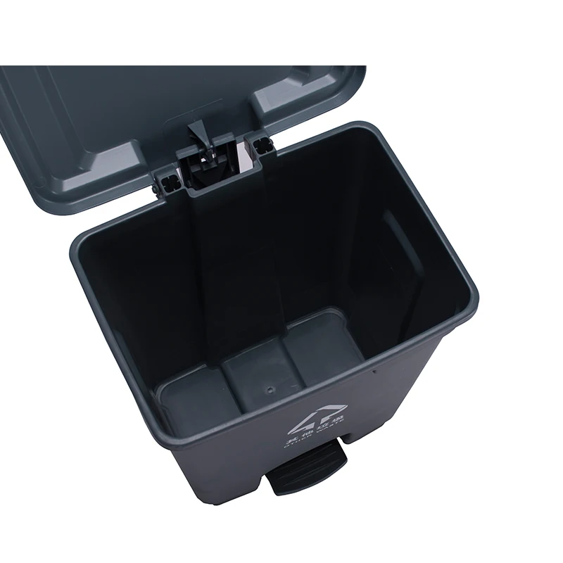 Color Yellow Trash Cans Plastic Dust bin Medical Pedal Waste