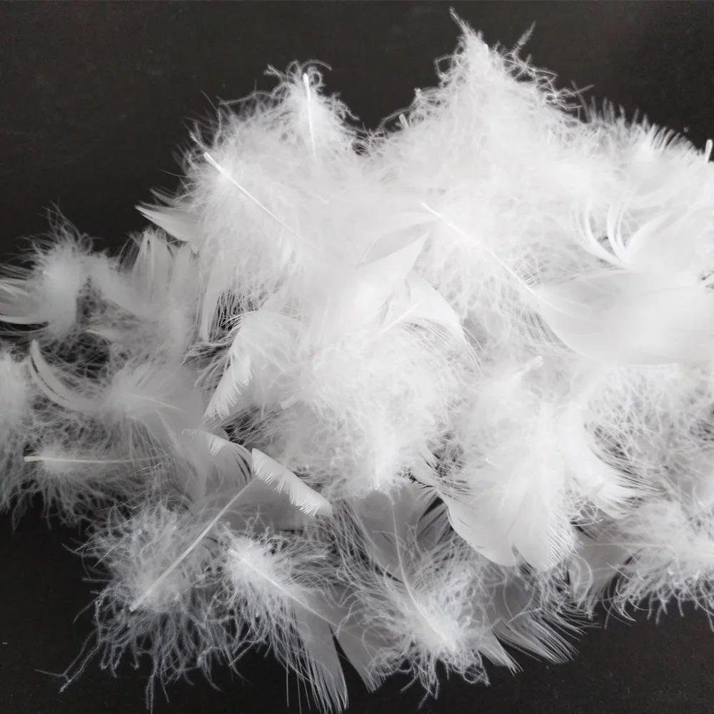 
90/10 washed white duck feather down for pillow 