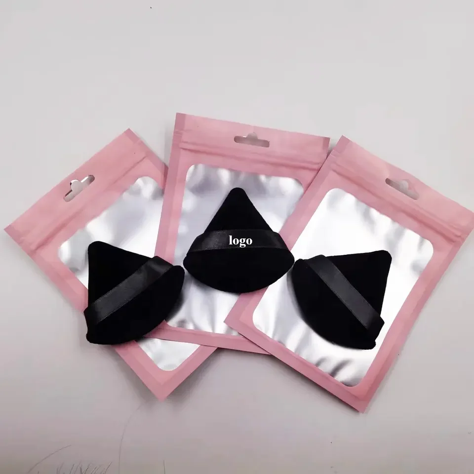 2pcs Private Label Custom Logo Makeup Sponge Cosmetic Puff  Customized Powder Puff