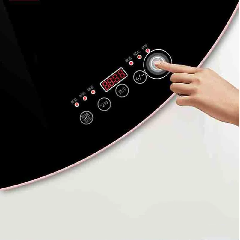 Rotating Food Insulation Warmer Board 300W Thermostat Electric Hot Plate Quick Defrosting Heat Conducting Plate Touch Screen