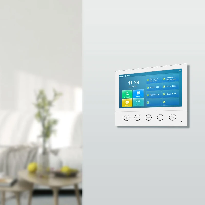 Smart 2 Line Sip What Is Wifi Ip Based Wireless Monitor 4 Wired Hands Video Intercom Door Phone