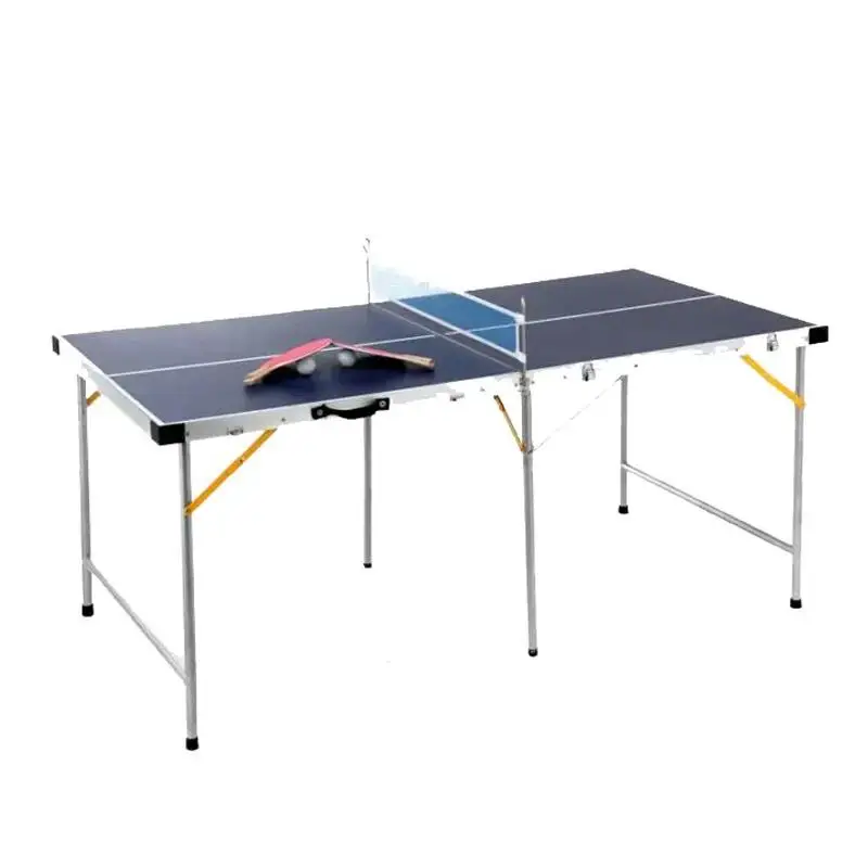 Durable Aluminum Removable Folding MDF Indoor Table Tennis Table