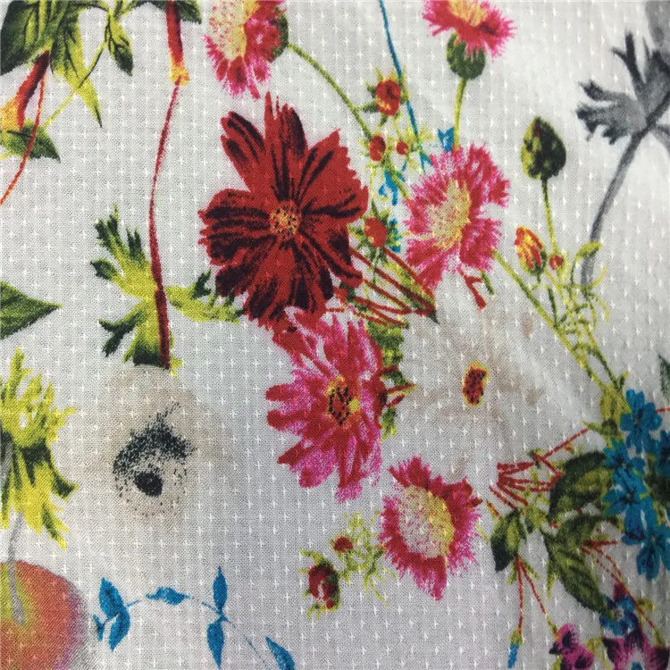 High quality dobby fabric 100% rayon printed fabric rayon dobby fabric for garment
