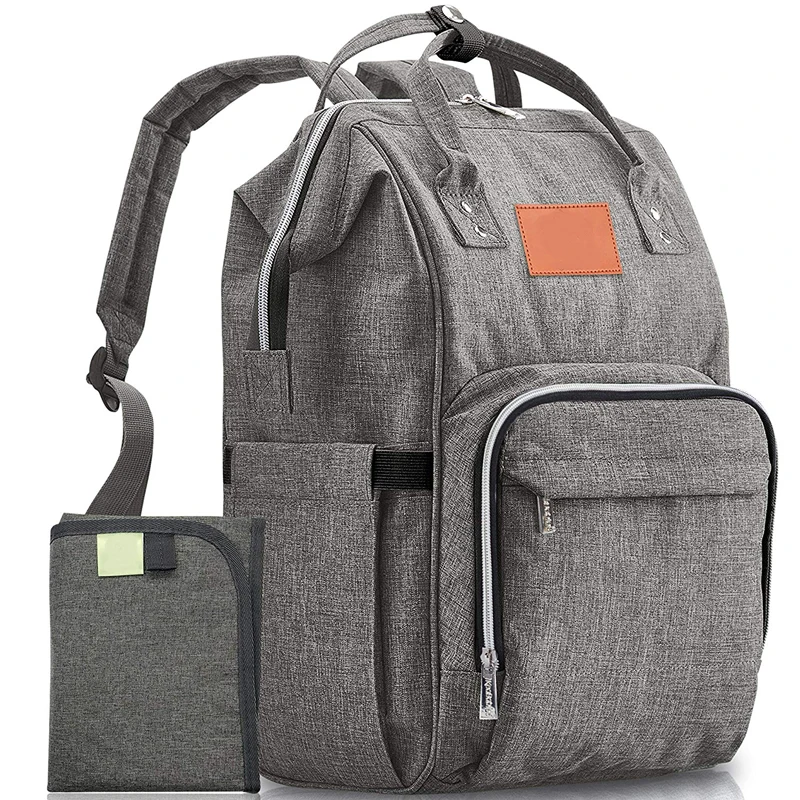 Multi-function Baby Diaper Bag Backpack with Diaper changing pad