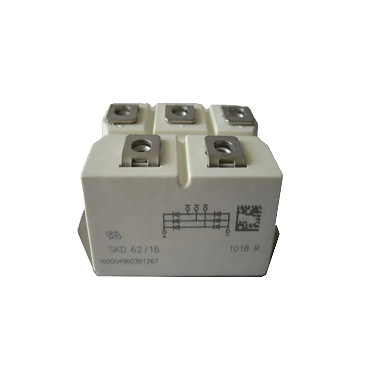 Power Bridge Rectifier IGBT Module SKD62/16 1600V 62A New Original Standard Three Phase Thyristor Scr Controller Card 1 Pieces