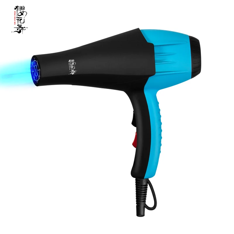  Pet hair dryer high powe blue clour r pulling and quick drying large silent dog bath blowing