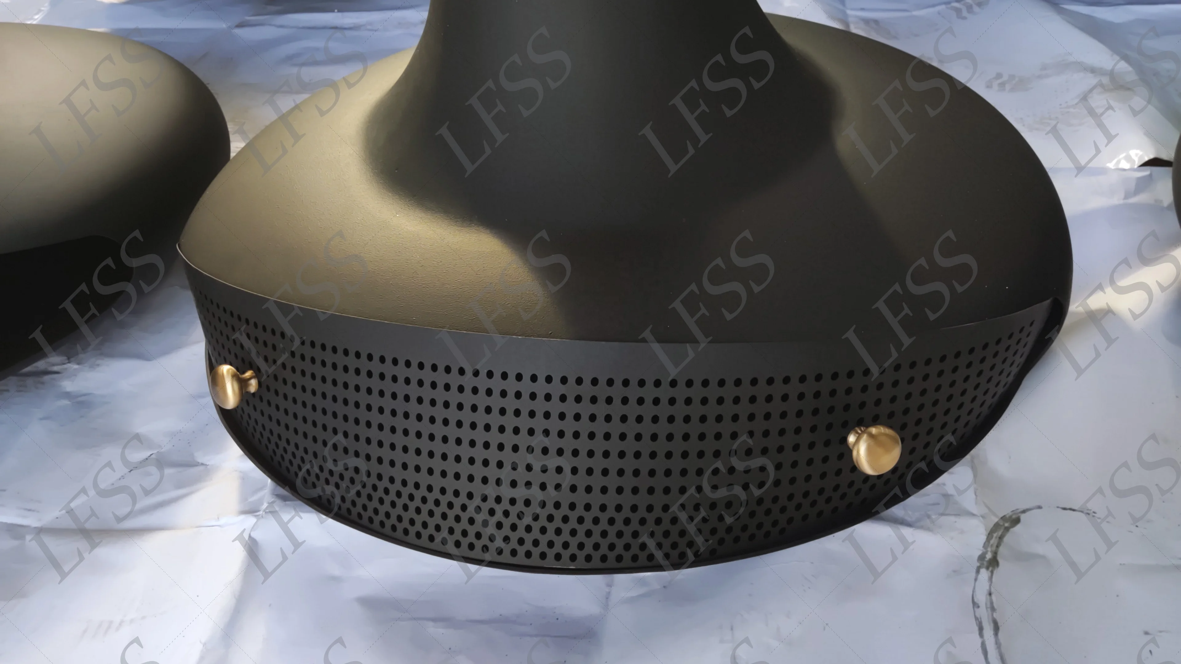 Modern Matte Black Inno Fire Wood Burning Suspended Stove Best Hanging Fireplace for Indoor Use in Living Room