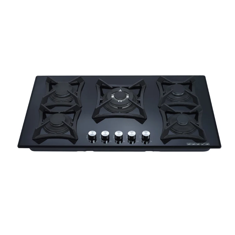 Wholesale household appliances 5 copper Burner Gas Hobs 90cm gas range