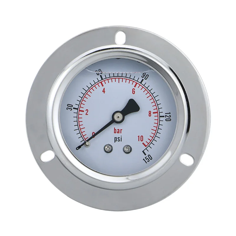 New Arrival Shock-Proof Instrument Manometer M14*1.5 Back Connected Gas Pressure Gauge Meter For Measuring Pressure