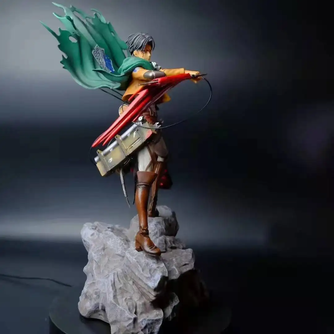 Hot-sale High Quality Boxed PVC 35CM Anime Toy Levi Attack On Titan Action Figure