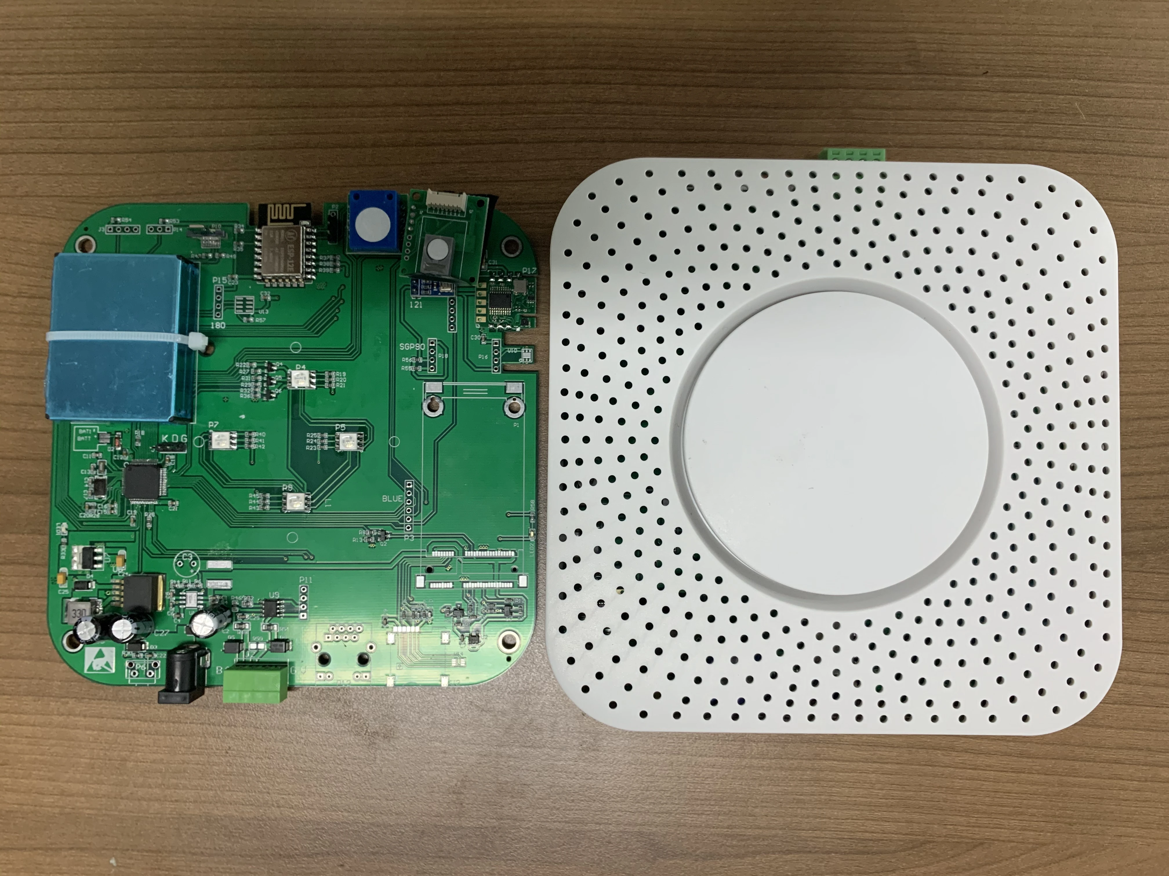 Монитор качества воздуха в помещении датчик мониторинга PM CO2 TVOC с Wifi /