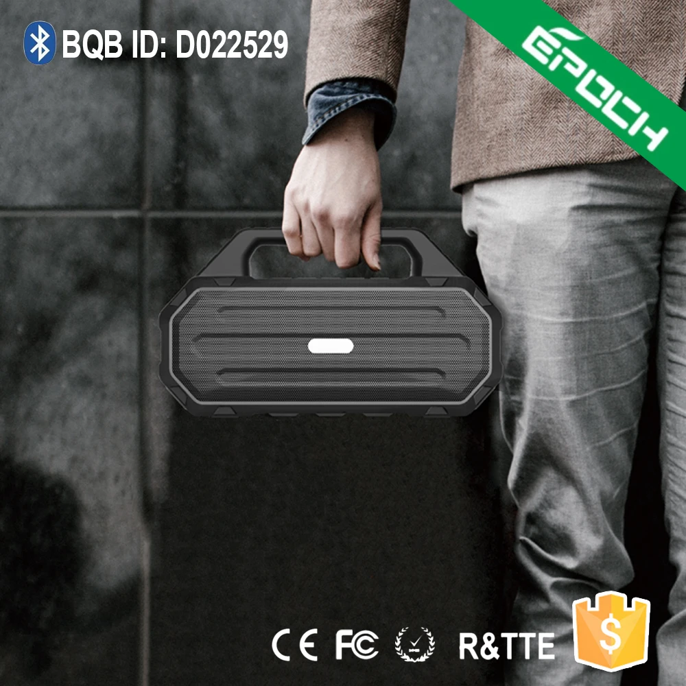 
2020 20W big hifi sound outdoor waterproof portable camping light bluetooth speaker, with bright LED flashlight 