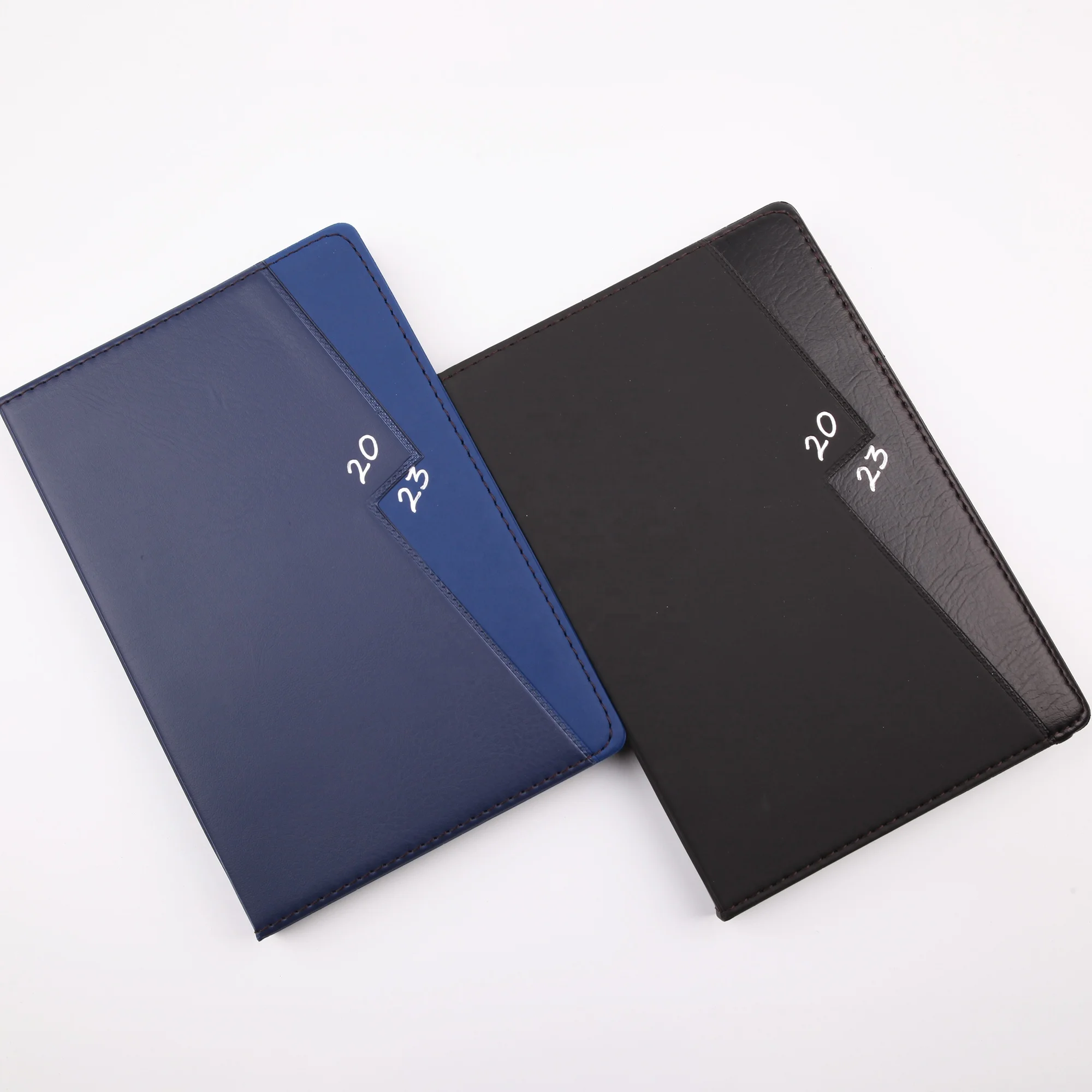 Lightning Stitching Personalized Stationary Customizable Calendar Diary Hot  Silver Planner Pu Leather Journal Notebook 2023