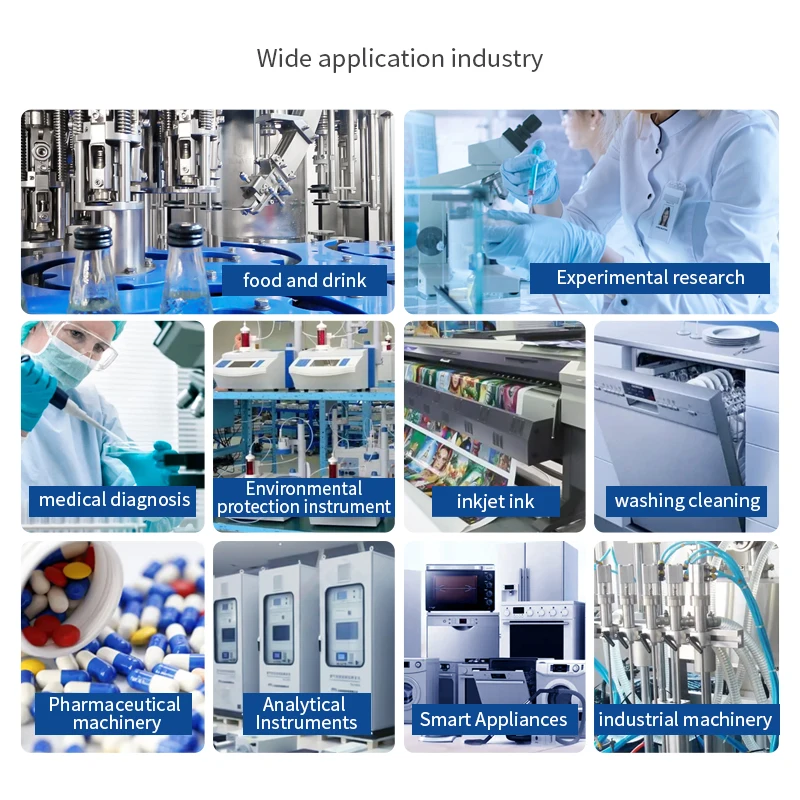 JIHPUMP Small Mini Micro 3V 6V 12V 24V OEM ODM Peristaltic Pump for Food and Beverage