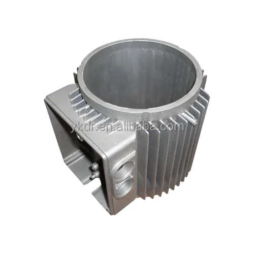 Aluminum gravity foundry supplies classic truck bell jars as samples or painted by sand cast aluminum flanges