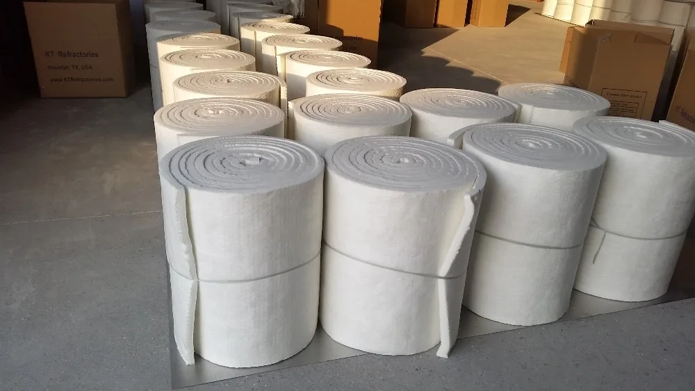 ceramic fiber HengRui 1430Zr  high temp ceramic fiber insulation blanket for Industrial kiln lining