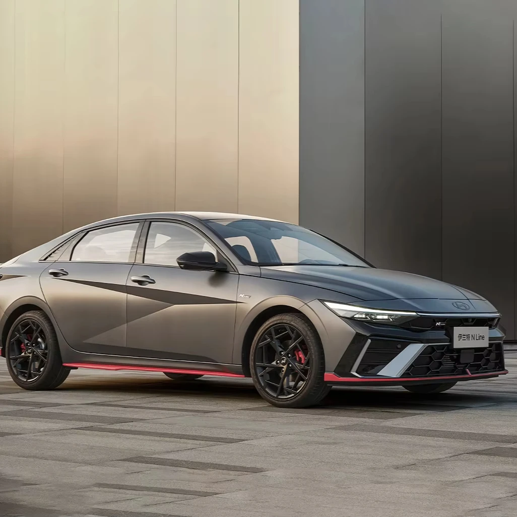 2024 китайские элантры 1 5 л CVT Lux Premium Edition N Line компактные кожаные сиденья Автоматический Автомобиль ACC Cruise чистый бензин Power Left