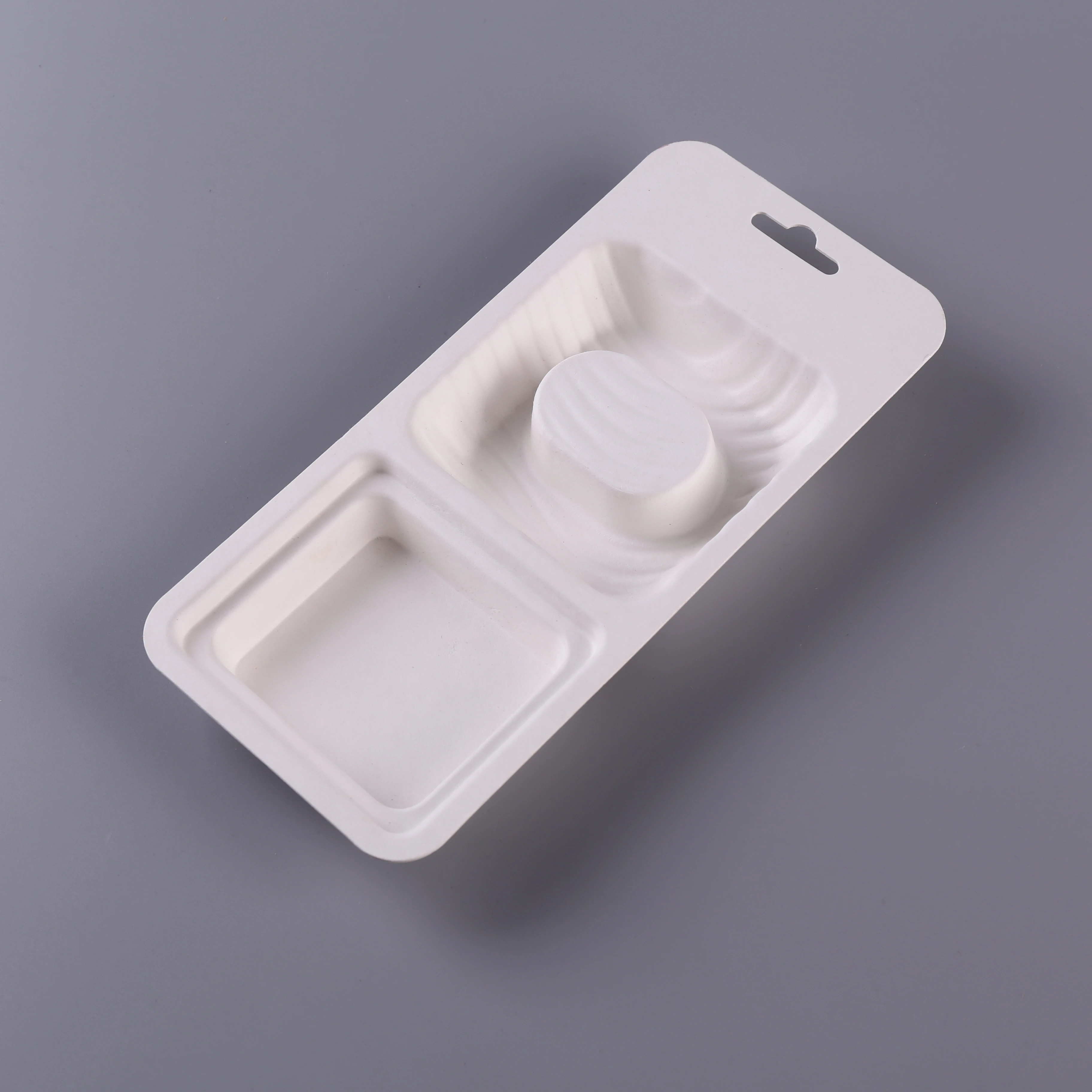 Box Packaging Paper Recyclable Tray  Biodegradable Insert Wholesale Sugarcane Friendly Watch Trays Molded Pulp