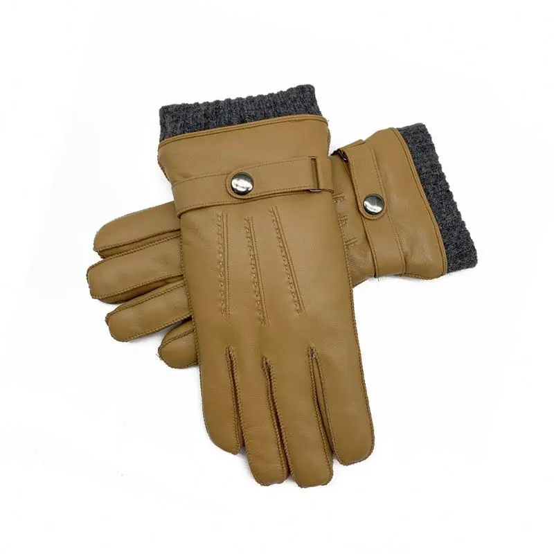 High quality low price cheap genuine leather winter gloves premium lamb leather gloves premium best seller leather gloves