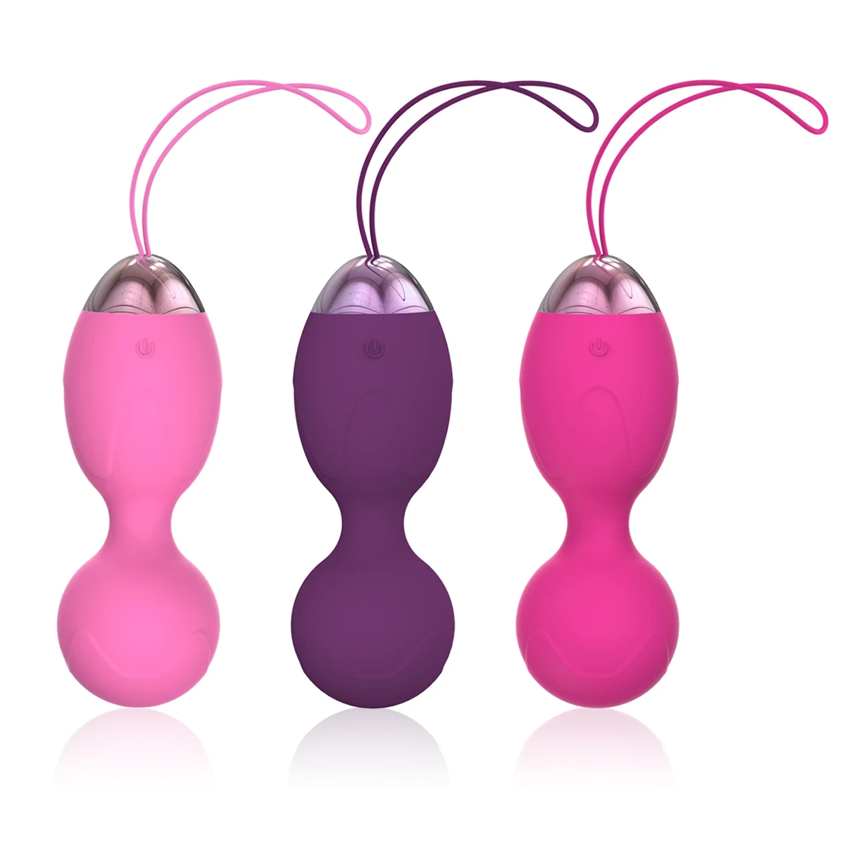 
Portable Remote Mini Silent 10 Vibration Energy Bullet Exercises Love Egg Kegel Balls Exercise Weight for Women 