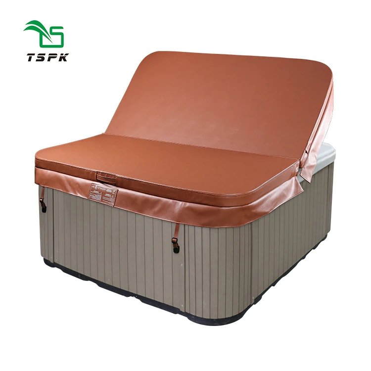 TSPK Wholesales Custom High quality any shape material color Spa cover for Hot tub spa and swim pool Spa outdoor waterproof