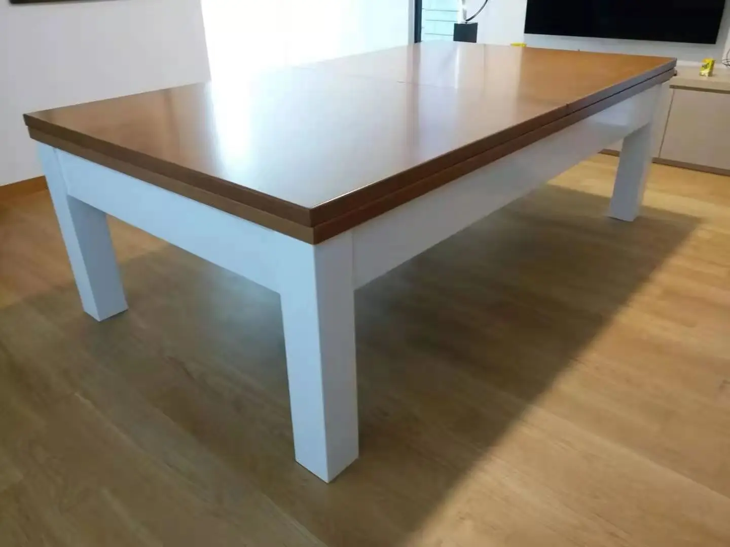 2021 Popular house dining room pool table dining top combo 7ft 8ft 9ft size for sale