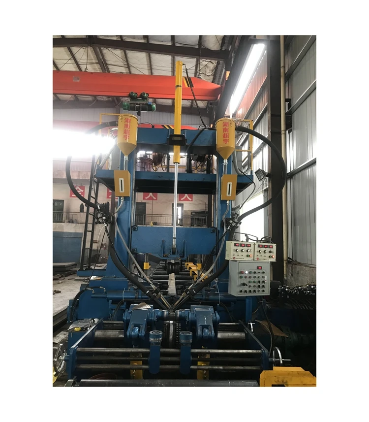
H Beam Fabrication Production Line Welding And Straightening Integral Machine 