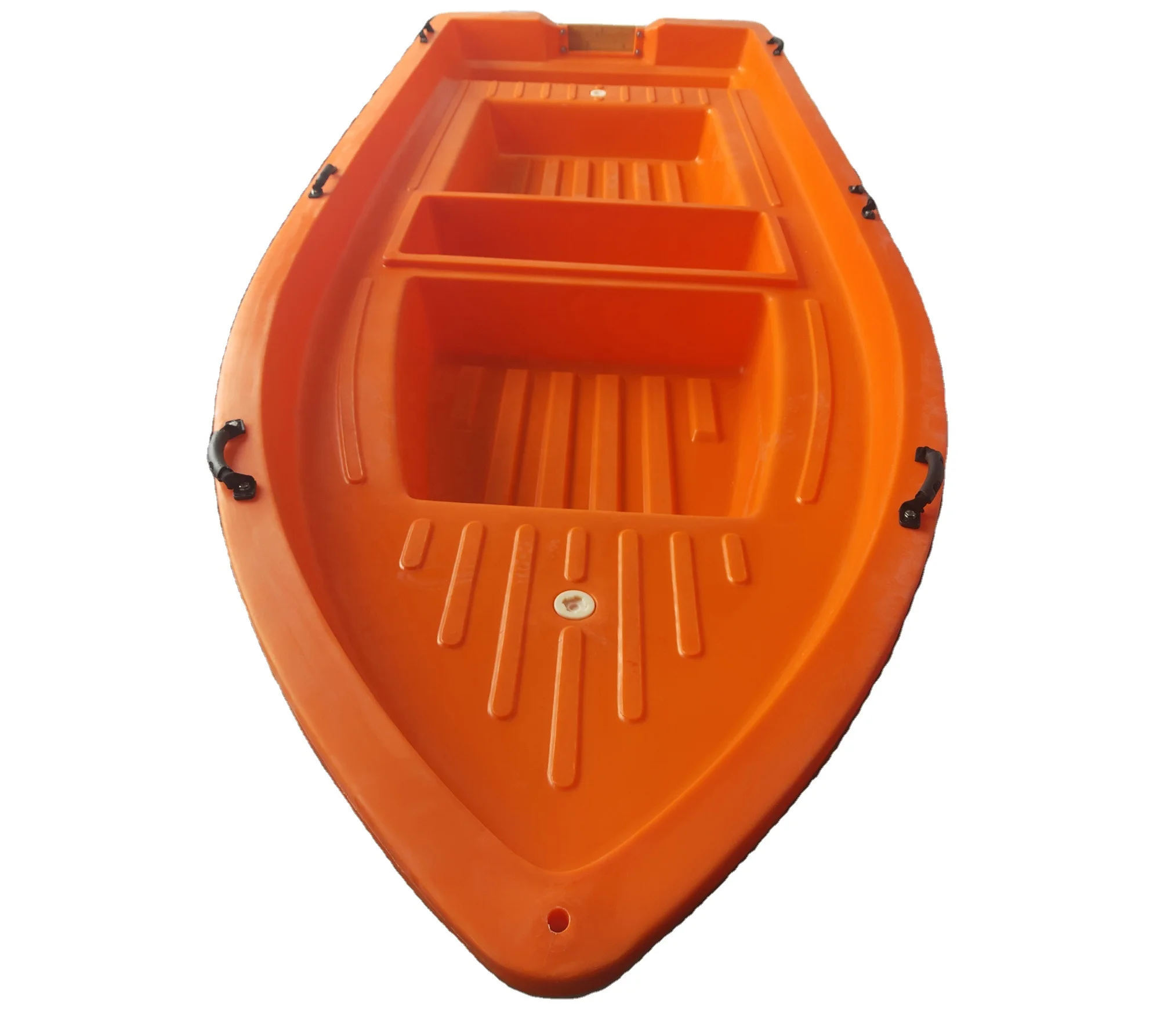 Двухслойная жесткая пластиковая моторная лодка нового типа 4 метра для озерной рыбалки