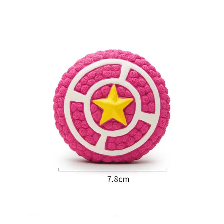 Football Food Ball Dog Lovely Latex Toys Pet  Chewing ball sound dog playing Toys