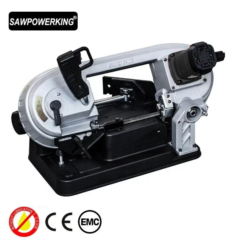 SAWPOWERKING  4-1/2' metal wood cutting portable band saw machine