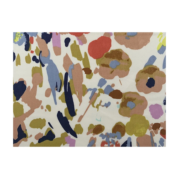 MIZUDA Outlets Woven Printed Satin Fabric 100 Cotton 60s OEM Custom Pattern Free Sample