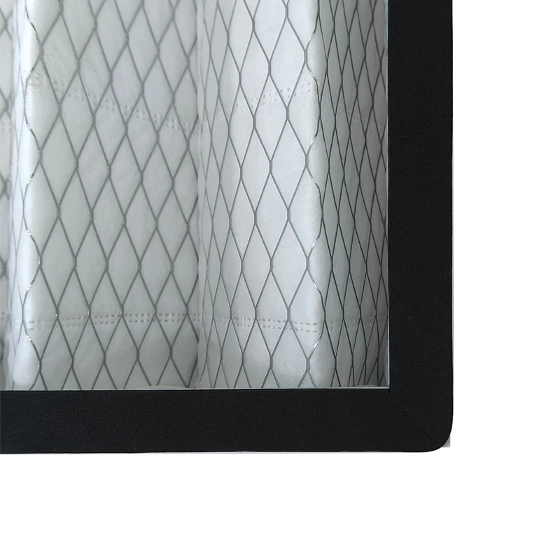 Industrial F5~F9 Panel Pleated Air Filter Folded Medium Filter