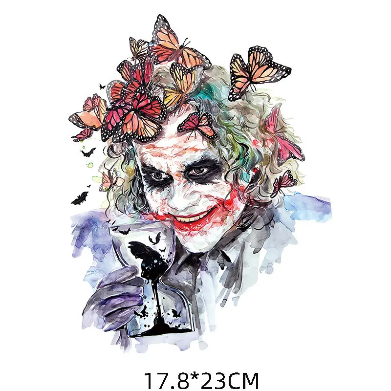 Готовая к нажатию термопередача дизайн Хэллоуин трафаретная печать печатная наклейка на Хэллоуин