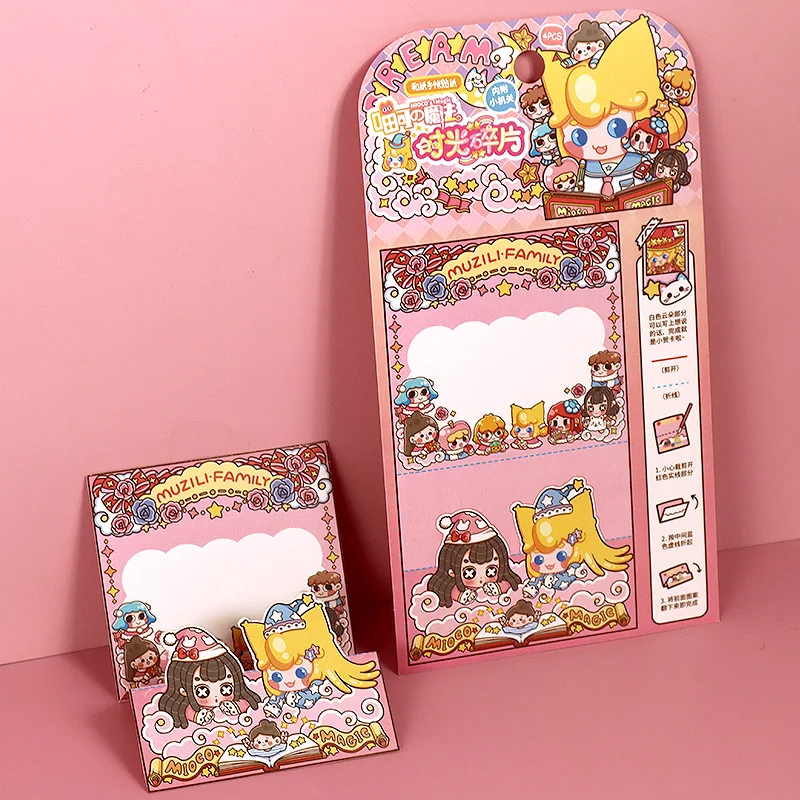 Kawaii Carton Sticker DIY Handbook Decorative Washi Paper for Kids for Diary Stationery Decoration