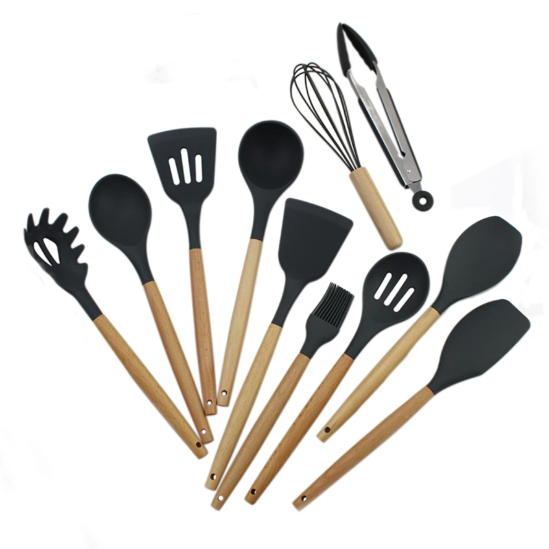 Home Kitchen Tools Accessories Utensils Set Colorful kitchen cook utensil set 12 pcs Kitchenware Utensil Set