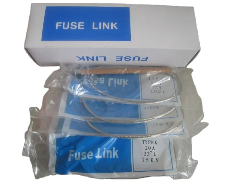 Drop Out Fuse Link 33Kv 24Kv 15Kv 12Kv Silver Alloy Buckle Copper Fuse T Type K Type Fuse Link
