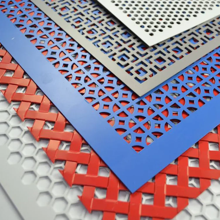 Ruilin Hexagonal Perforated Steel Acoustic Metal Screen Plate Galvanized 4x8 Decorative Price Per Kg Aluminum Sheet