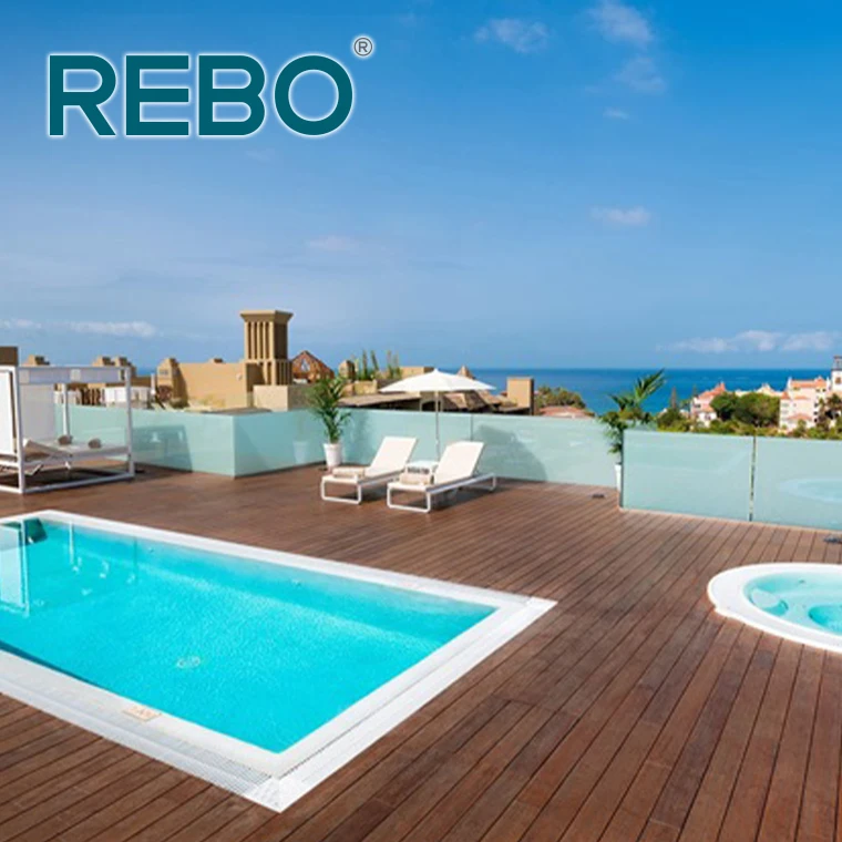 Construction material bamboo marine flooring eco friendly