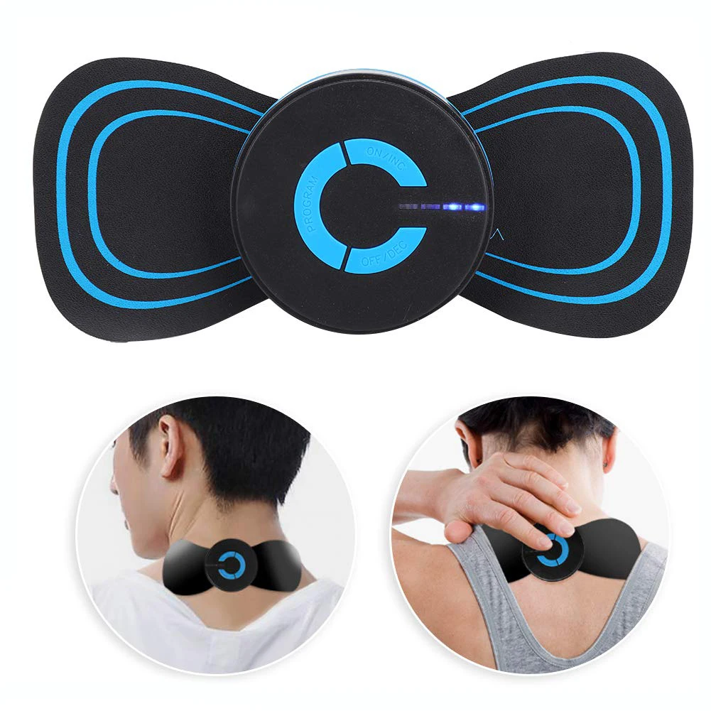 Mini Wireless Electric Pulse Massager Tens Therapy Body Massager Ems Fitness Machine