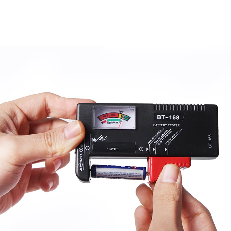 true OEM brand new ABS material BT168 analog battery capacity tester for recycling use and rubbish classification