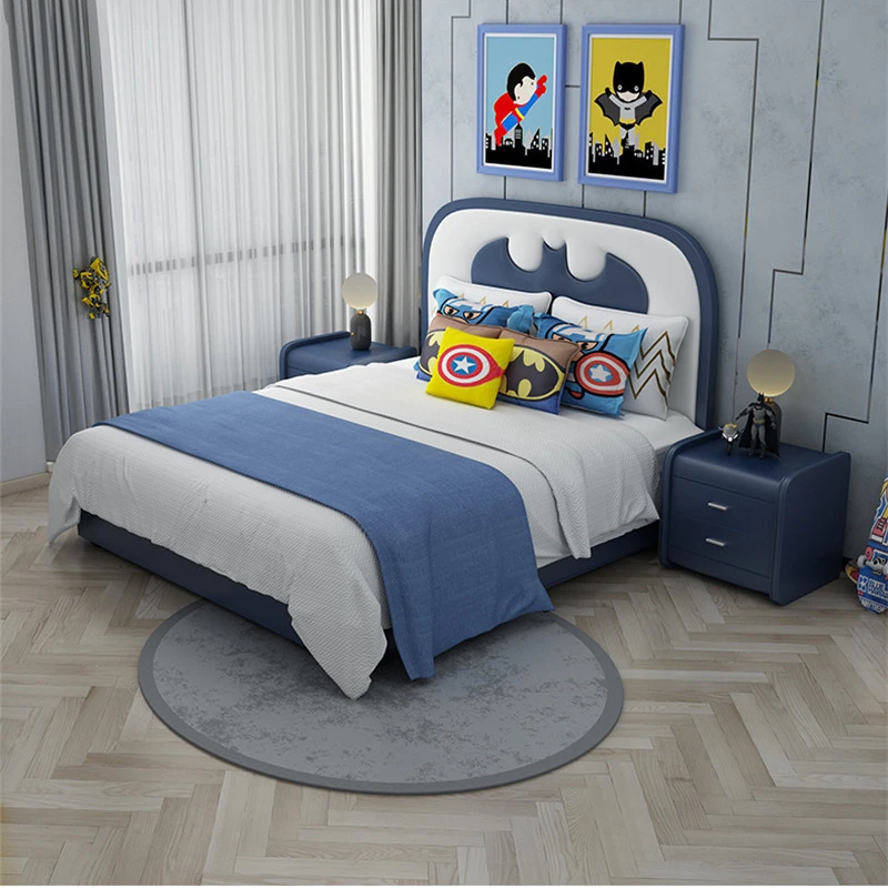 Hot Selling Child Bedroom Set Kids Solid Wood Bed Luxury Children Bed For Kid Room