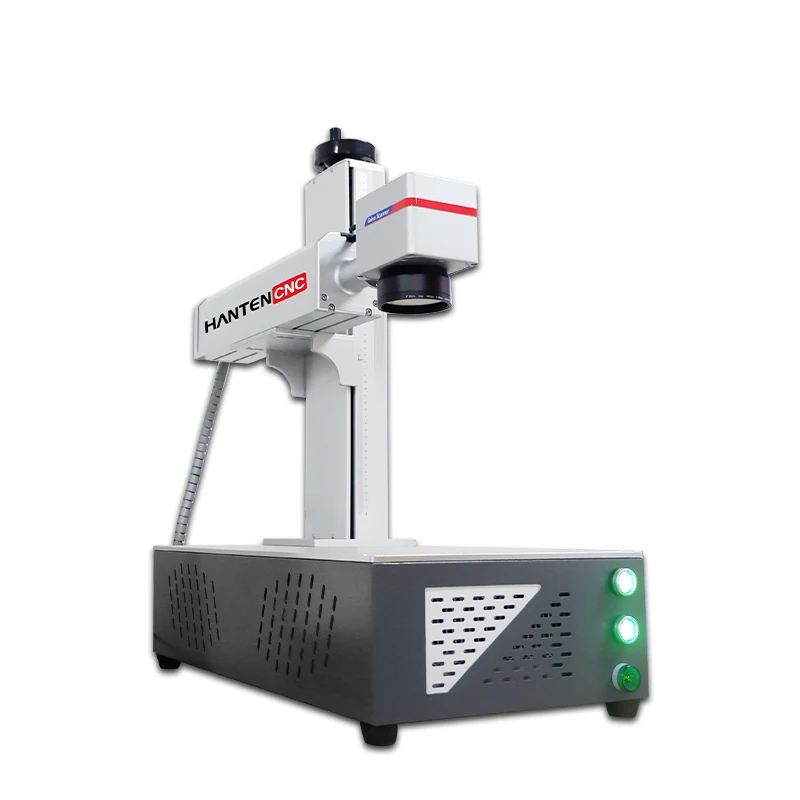 China Brand HANTENCNC Wisely Laser Engraving Machine Fiber Laser Metal Marking Machine