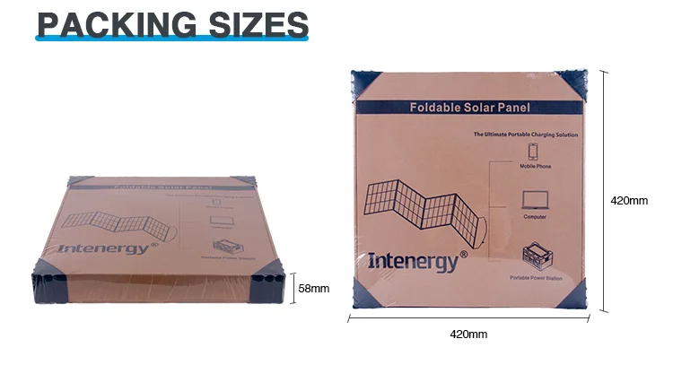 Intenergy ETFE Portable Folading Solar Panel 100W 200W for Camping