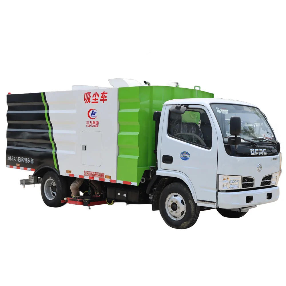 Factory Price Dongfeng 5.5 cubic meter road sweeper truck