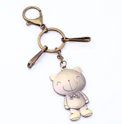 CS092 винтажные медные брелки для ключей из сплава с индивидуальным логотипом брелок для ключей креативные рекламные подарки