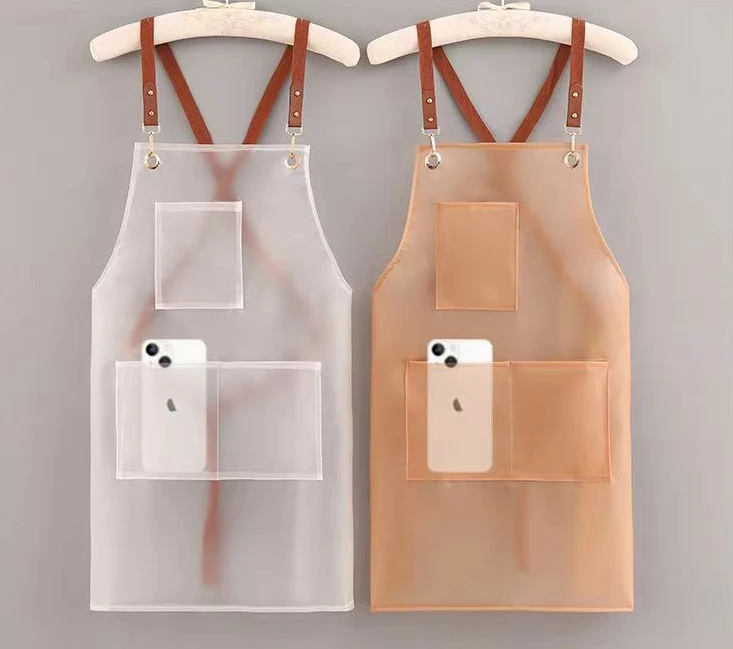 Chemical Resistant TPU Apron Plus Size Unisex Waterproof Aprons for Dish washing