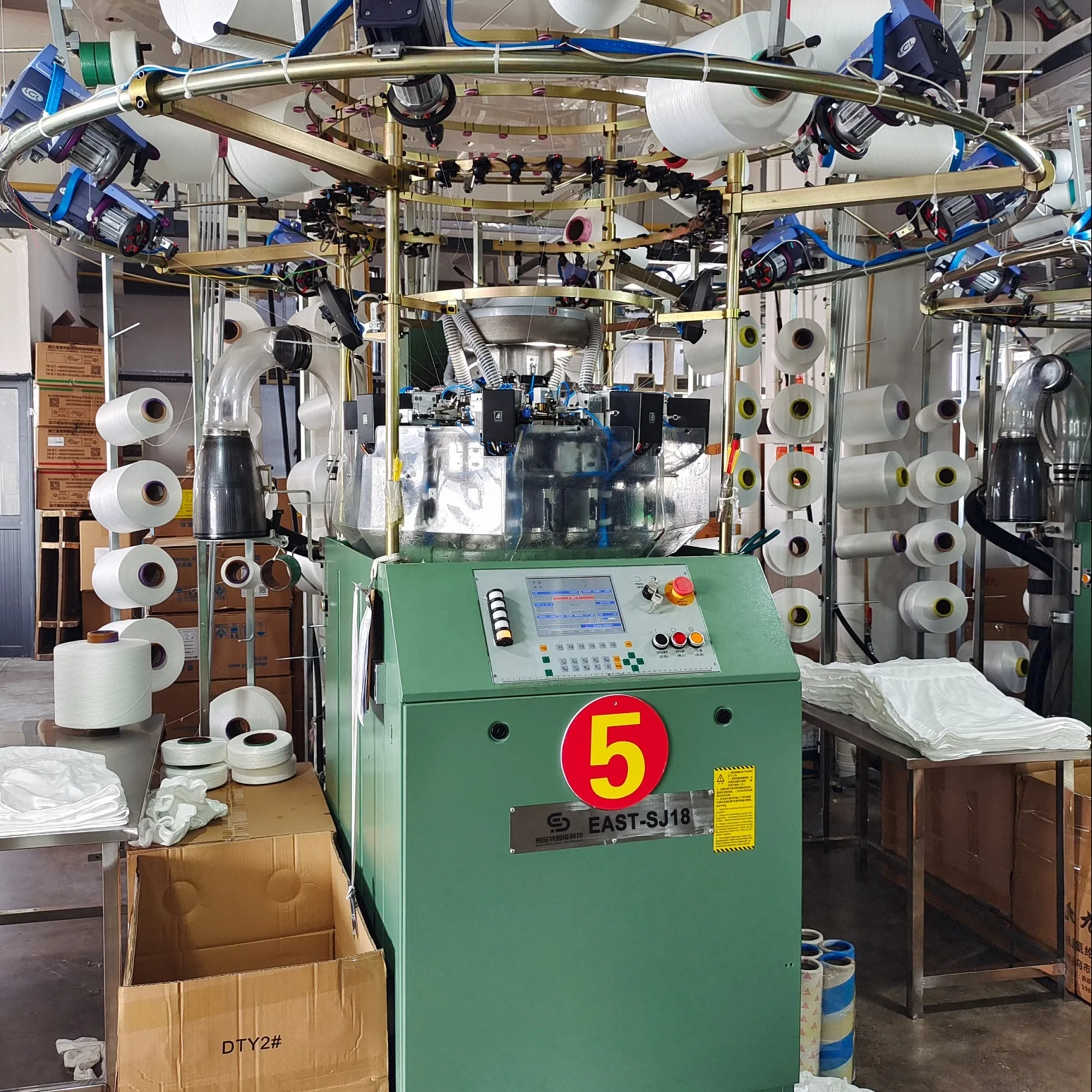 Bra And Underwear Knitting Machine Tshirt Fabric Santoni Cixing Brand Jacquard Seamless