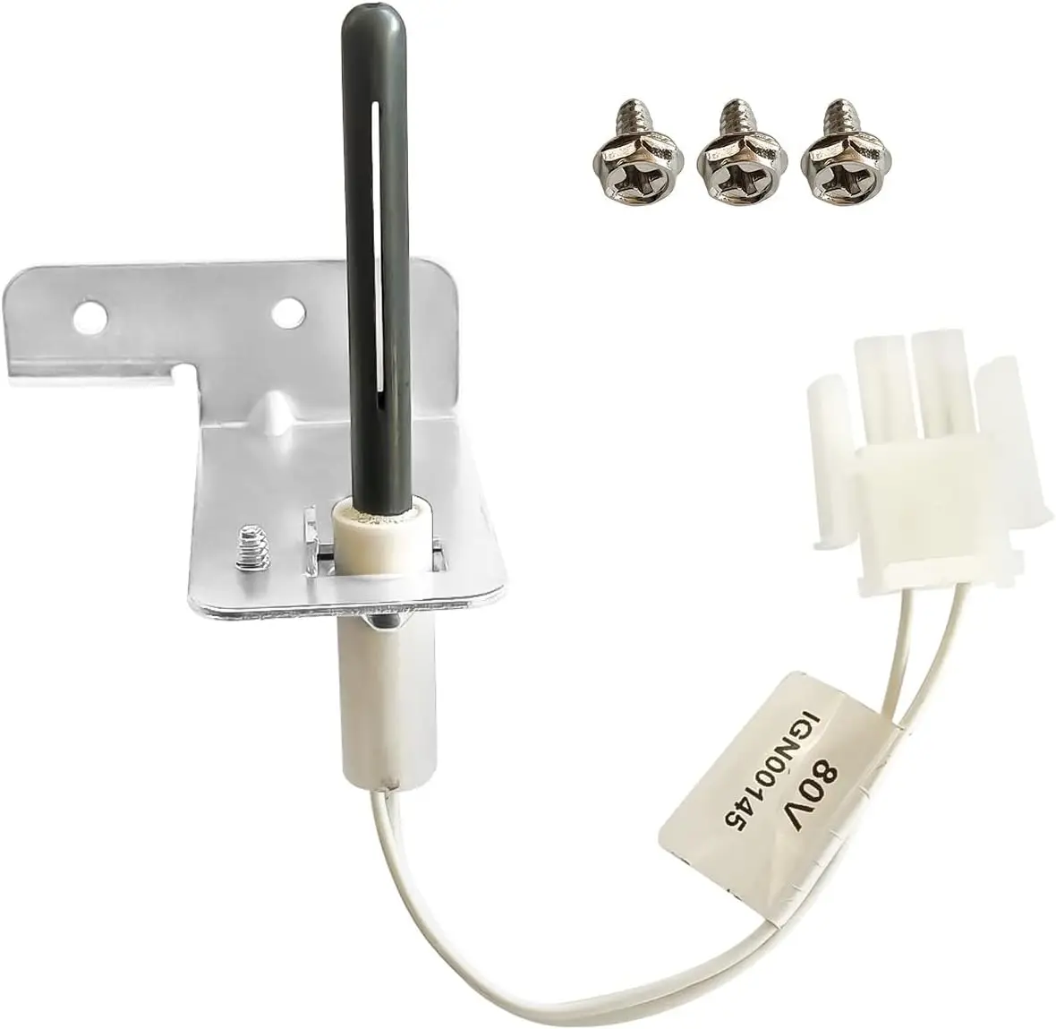 Зажигатель печи 80 вольт нитрид кремния подходит для Тро-не игн145 с комплектом монтажных винтов воспламенитель горячей поверхности