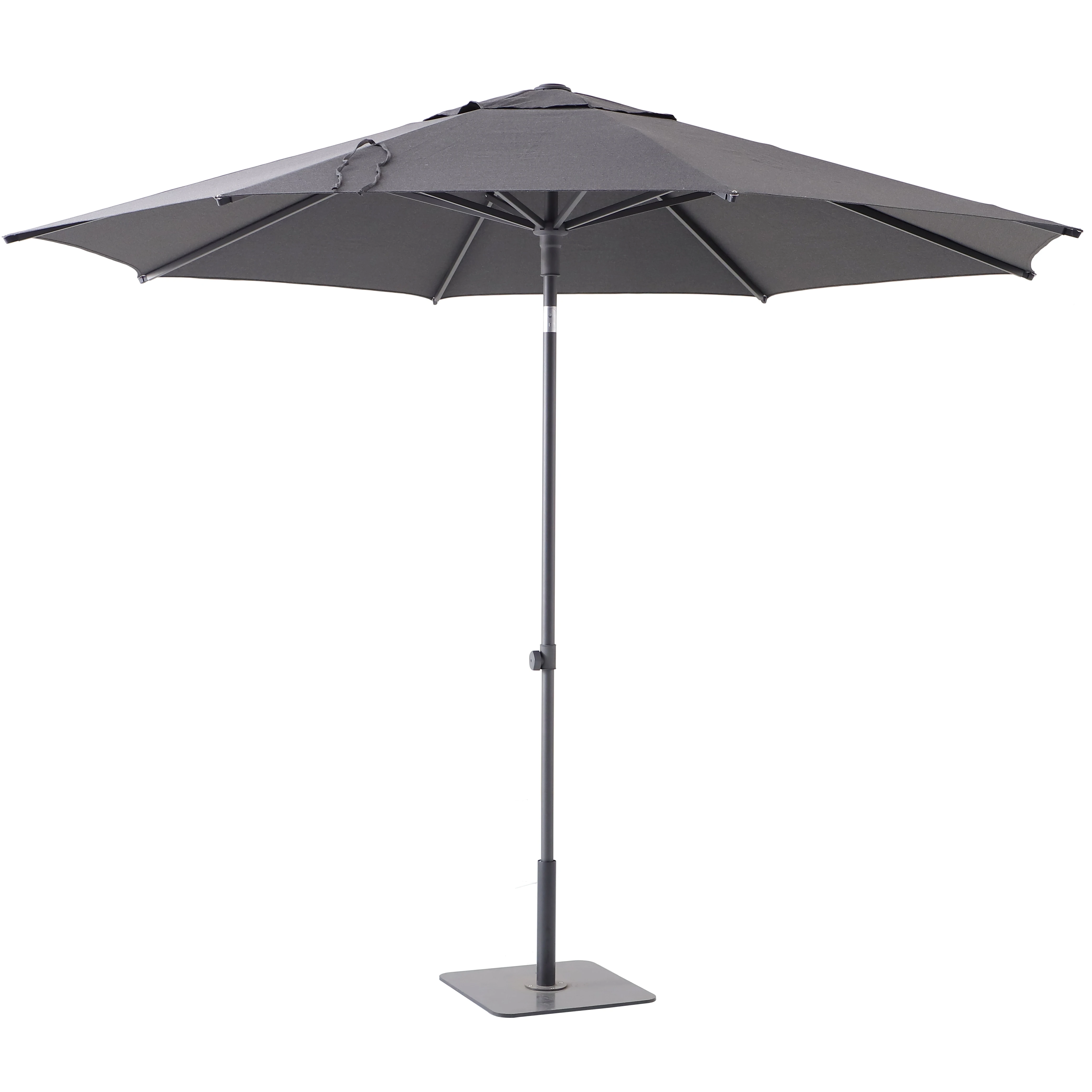 YEEZE 2023 New Design High Quality 6ft to 10ft Outdoor  Commercial Aluminum Push-up Umbrella for Restaurant Hotel Garden